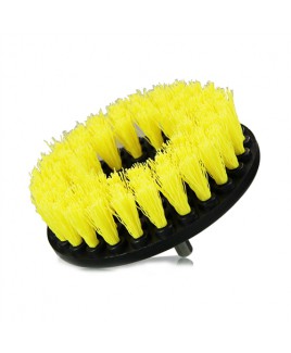 Brush with drill adapter medium-duty (yellow)