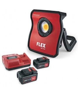 Flex DWL 2500 10.8/18.0 full spectrum accu led lamp 10.8V / 18.0V incl. snellader en 2 accu's