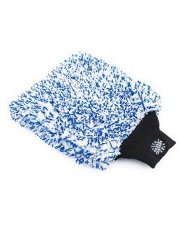 The Rag company cyclone ultra wash mitt blue / white
