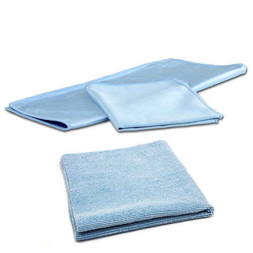 The Rag company - Premium microfiber glass towel + Edgeless 300 GSM microfiber towel