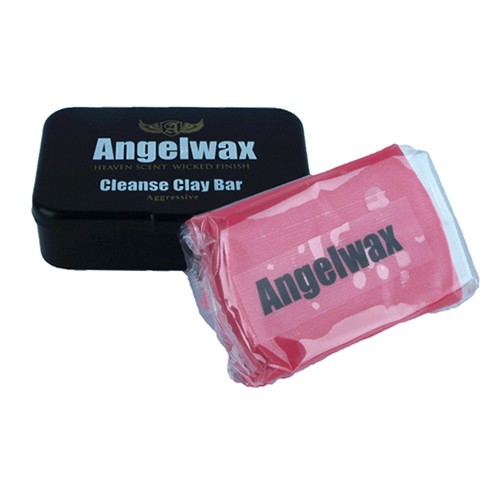 Angelwax cleanse clay / rood - grof/harde klei 100gr
