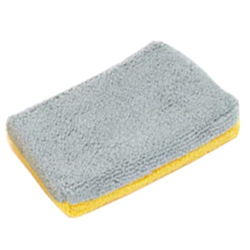 Coating application sponge yellow-grey / met tussenlaag 13 x 9 cm