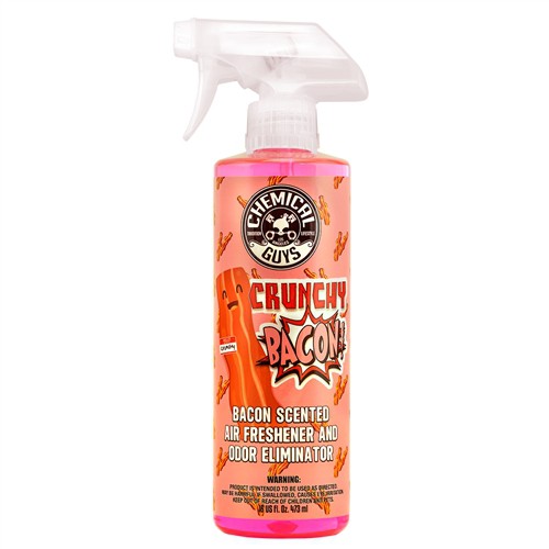 CHEMICAL GUYS CRUNCHY BACON SCENT PREMIUM AIR FRESHENER AND ODOR ELIMINATOR 473ML