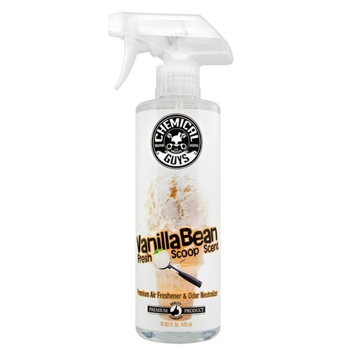 Chemical Guys Vanilla Bean fresh scoop scent air freshener & odor eliminator